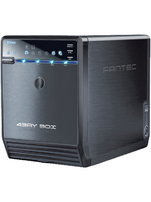 Fantec - 1401 - Hard disk enclosure 4x SATA 3.5" USB 2.0, eSATA black, 1401, Fantec