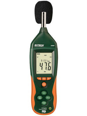 Extech Instruments - HD600 - Sound Level Data logger 30...130 dB 31.5 Hz...8 kHz, HD600, Extech Instruments