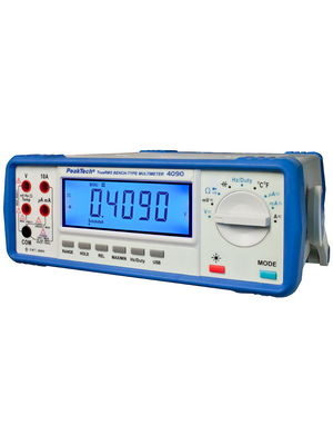 PeakTech - PEAKTECH 4090 - Multimeter benchtop TRMS AC 600 VDC 10 ADC, PEAKTECH 4090, PeakTech
