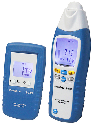 PeakTech - PeakTech 3435 - Cable Detector Set 12...400 V 125 kHz 0...2 m 0...0.5 m, PeakTech 3435, PeakTech