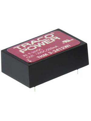 Traco Power - THM 3-2413WI - DC/DC converter 9...36 VDC 15 VDC, THM 3-2413WI, Traco Power