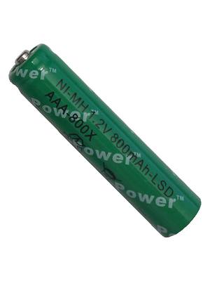 Yuasa - AAA-800X-CF - NiMH rechargeable battery 1.2 V 750 mAh, AAA, AAA-800X-CF, Yuasa