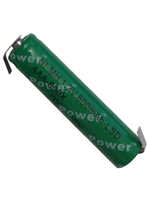 Yuasa - AAA-800X-HBO - NiMH rechargeable battery 1.2 V 750 mAh, AAA, AAA-800X-HBO, Yuasa