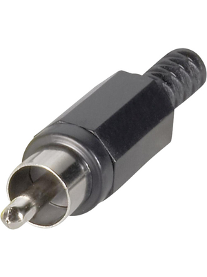 No Brand - 072137 - Cinch plug black, 072137, No Brand