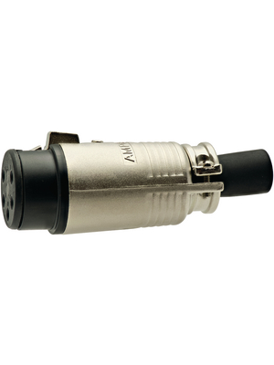 Amphenol - EP-5-11P - Speaker cable socket nickel-plated 5P, EP-5-11P, Amphenol