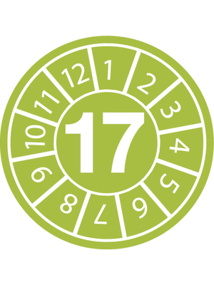 Brady - DATE LBLS 17 DIA25MM B-500 - Date inspection label, DATE LBLS 17 DIA25MM B-500, Brady