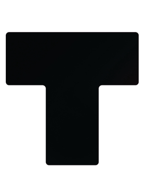 Brady - 104464 - Floor Corner Marks, T-shaped, 104464, Brady