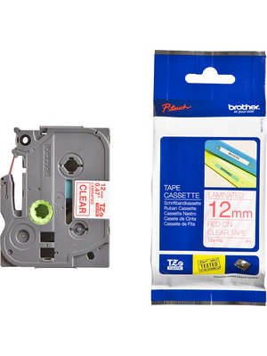 Brother - TZE-C31 - Label tape, fluorescent 12 mm black on yellow, TZE-C31, Brother