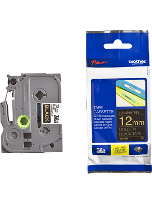 Brother - TZE-S151 - Label tape 24 mm black on transparent, TZE-S151, Brother