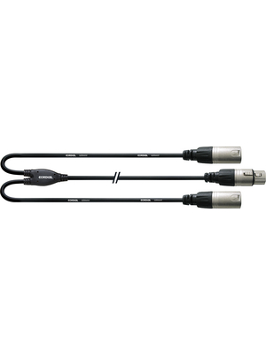 Cordial - CFY 0.3 FMM - Y-Adapter Cable, CFY 0.3 FMM, Cordial