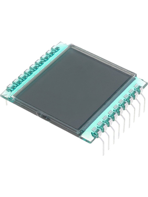 Display Elektronik - DE 112-RS-20 - 7-segment LCD 12.7 mm 1 x 2, DE 112-RS-20, Display Elektronik