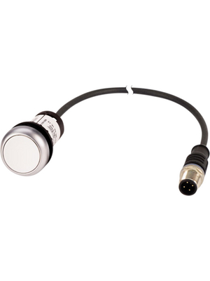 Eaton - C22-DR-W-K10-P5 - Pushbutton flush, 1 make contact (NO), M12 / 4-pole, C22-DR-W-K10-P5, Eaton