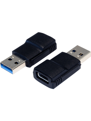 Exsys - EX-47991 - Adapter, USB A Male - USB-C Female, EX-47991, Exsys