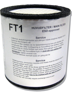 Weller Filtration - 211-0011-ESD - Main filter, 211-0011-ESD, Weller Filtration