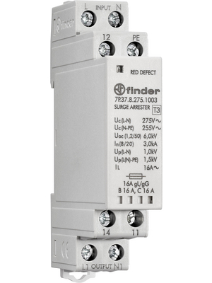 Finder - 7P.37.8.275.1003 - Surge arrester, Type 3, 2, 3 kA, 7P.37.8.275.1003, Finder