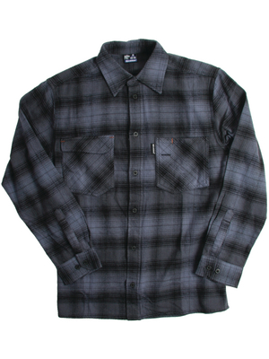 Bjoernklaeder - 964074099-L - Flannel Shirt, Carpenter ACE black/grey L, 964074099-L, Bj?rnkl?der