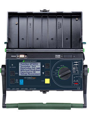 Gossen Metrawatt - METRISO PRIME+ - Insulation tester 1 TOhm 100 V / 250 V / 500 V / 1000 V / 1500 V / 2000 V / 2500 V / 5000 V 1000 VAC, METRISO PRIME+, Gossen Metrawatt