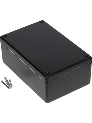 Hammond - 1594EWBK - Plastic enclosure 107 x 167 x 53 mm black ABS IP 65 N/A, 1594EWBK, Hammond