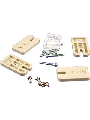 Hammond - MF0055 - Mounting feet, grey, ABS, MF0055, Hammond