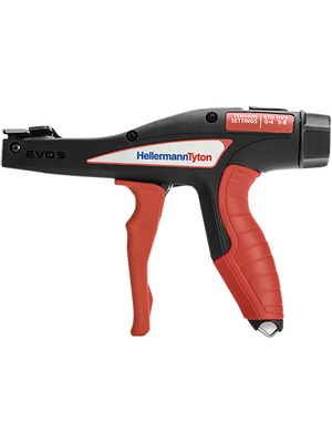 HellermannTyton - EVO9 MET/PL RD/BK - Manual tensioning tool 13 mm - 110-80002, EVO9 MET/PL RD/BK, HellermannTyton