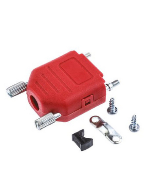 MH Connectors - MHDPPK9-R-K - D-Sub plastic hood 9P, MHDPPK9-R-K, MH Connectors