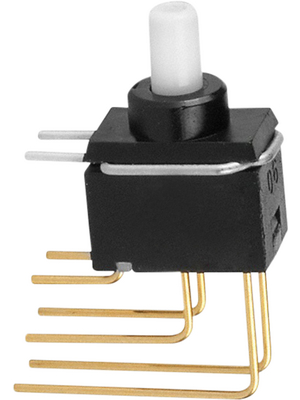 NKK - GB25AV - Push-button switch, on-(on), Soldering Pins / Vertical, GB25AV, NKK