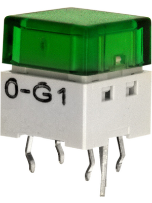 Omron Electronic Components - B3W-9000-G2G - PCB Switch 24 VDC 50 mA green Through Hole THT, B3W-9000-G2G, Omron Electronic Components