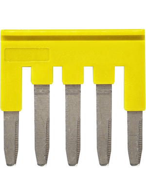 Omron Industrial Automation - XW5S-S2.5-5 - Short bar N/A 25 x 2.1 x 23.9 mm yellow XW5S, XW5S-S2.5-5, Omron Industrial Automation
