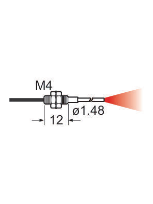 Panasonic - FD-41SW - Fibre cable M4 2 m, FD-41SW, Panasonic