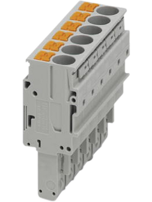 Phoenix Contact - PP-H 6/ 6 - Plug N/A 21 x 49.2 x 49.3 mm grey PT, 3061619, PP-H 6/ 6, Phoenix Contact