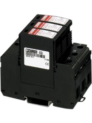 Phoenix Contact - VAL-MS-T1/T2 335/12.5/3+0 - Lightning/Surge Arrester 80 A, VAL-MS-T1/T2 335/12.5/3+0, Phoenix Contact