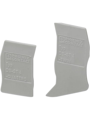 Phoenix Contact - DS-ST 4 - Cover segment grey, DS-ST 4, Phoenix Contact