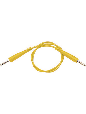PMK - 611-304-200 - Test lead ? 4 mm yellow 100 cm 0.75 mm2, 611-304-200, PMK