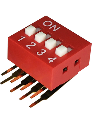 RND Components - RND 210-00176 - DIP switch 4P, RND 210-00176, RND Components