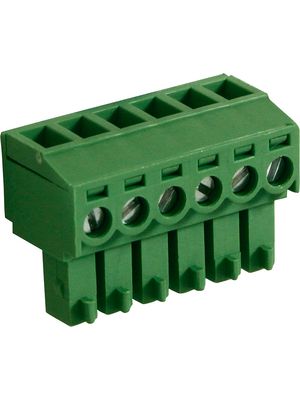 RND Connect - RND 205-00126 - Female Connector Screw terminal Screw Connection 6P, RND 205-00126, RND Connect
