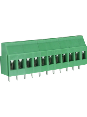 RND Connect - RND 205-00296 - PCB Terminal Block Pitch 5.08 mm horizontal 11P, RND 205-00296, RND Connect