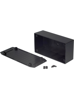 RND Components - RND 455-00091 - Plastic enclosure 67.1 x 156 x 40 mm black ABS N/A, RND 455-00091, RND Components