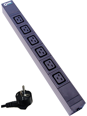 RND Connect - RND 465-00227 - PDU, 6xC19, 3 m, C20 / Protective contact, RND 465-00227, RND Connect