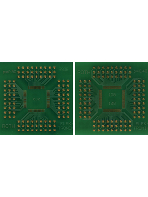 Roth Elektronik - RE470-02 - Prototyping board FR4 Epoxide + chem. Au, RE470-02, Roth Elektronik
