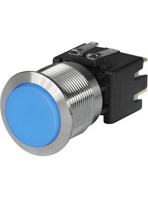 Schurter - 3-101-023 - Push-button Switch, vandal proof 19 mm 250 VAC 16 A 1 NO, 3-101-023, Schurter