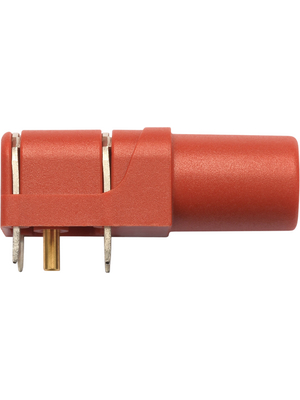 Schtzinger - SWEB 8094 Au / RT - Angled Safety Socket ? 4 mm red CAT III N/A, SWEB 8094 Au / RT, Schtzinger