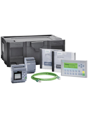 Siemens - 6AV2132-0HA00-0AA1 - Starter Kit LOGO!8 3" FSTN Monochrome Display 12/24 VDC 0...+50 C, 6AV2132-0HA00-0AA1, Siemens