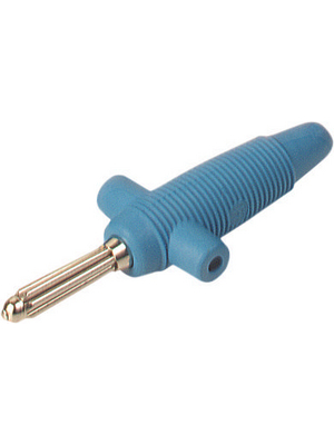 SKS Kontakttechnik - BUELA 300 K blue - Laboratory plug ? 4 mm blue CAT I N/A, BUELA 300 K blue, SKS Kontakttechnik