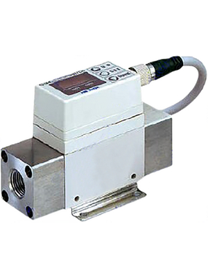 SMC - PF2W704-F03-27N - Digital flow switch 0.3 % 0.35...4.5 l/min G3/8", PF2W704-F03-27N, SMC