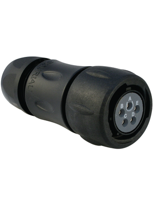 Souriau - UTS6JC14E5S - Coupling Socket UTS Hi seal Poles=5 N/A Female Housing size14, UTS6JC14E5S, Souriau