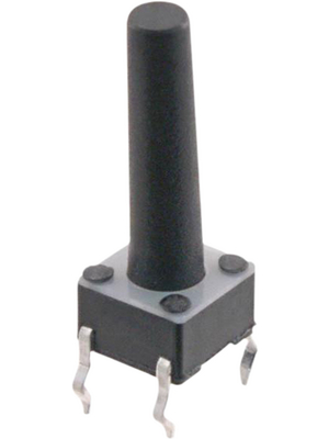 TE Connectivity - 3-1825910-1 - Print key FSM16J 12 VDC 50 mA Through Hole THT black, 3-1825910-1, TE Connectivity