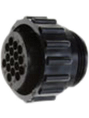 TE Connectivity - 206037-1 - Plug CPC1 Poles=16, accepts female contacts / Free hanging/cable mount, 206037-1, TE Connectivity