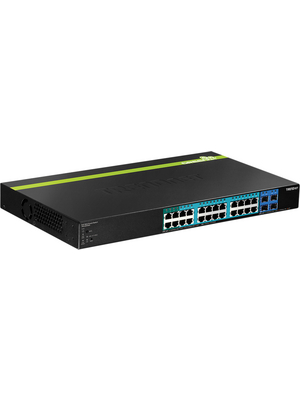 Trendnet - TPE-2840WS - 28-Port Gigabit Web Smart PoE Switch 4x Gigabit PoE+, 20x 10/100/1000 4 x SFP WebSmart, TPE-2840WS, Trendnet
