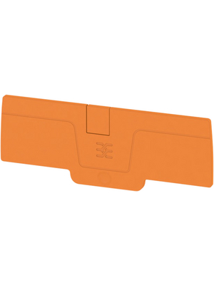 Weidmller - AEP 4C 4 OR - 2051920000 - End plate N/A 86 x 2.1 x 32 mm orange A, AEP 4C 4 OR - 2051920000, Weidmller