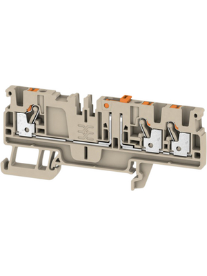 Weidmller - ADT 2.5 3C - 1989830000 - Test disconnect terminal block N/A Dark Beige, 0.5...2.5 mm2, ADT 2.5 3C - 1989830000, Weidmller